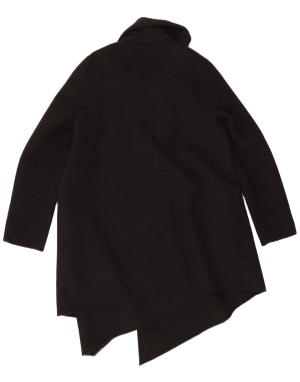 All Saints Womens Oversized Overcoat UK 10 Small Black Wool