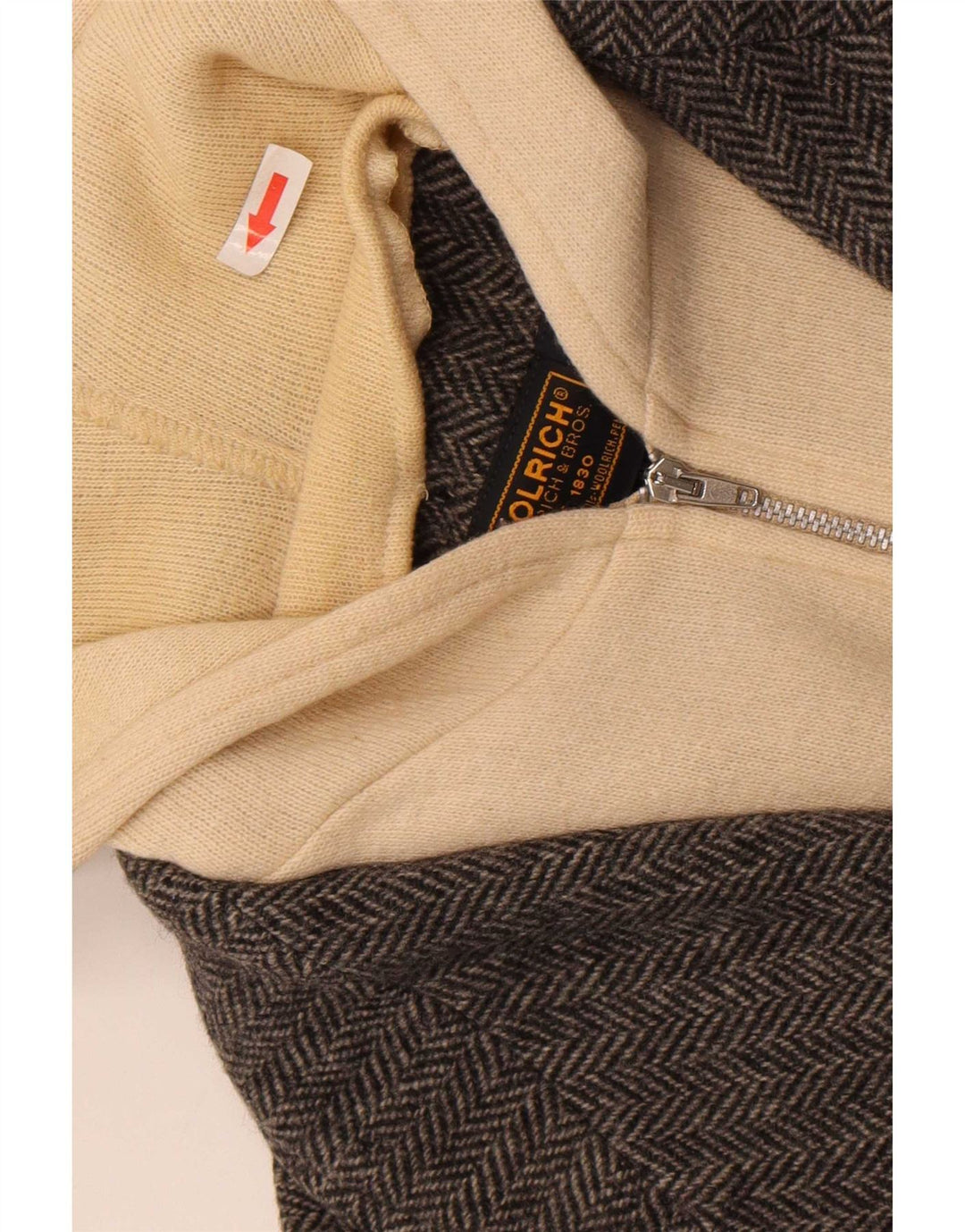 rich Womens 1 Button Hooded Blazer Jacket UK 10 Small Grey Herringbone