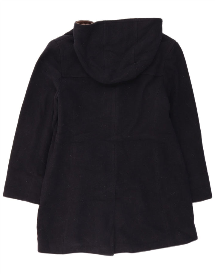 BEXLEYS Womens Hooded Duffle Coat EU 44 XL Navy Blue Wool