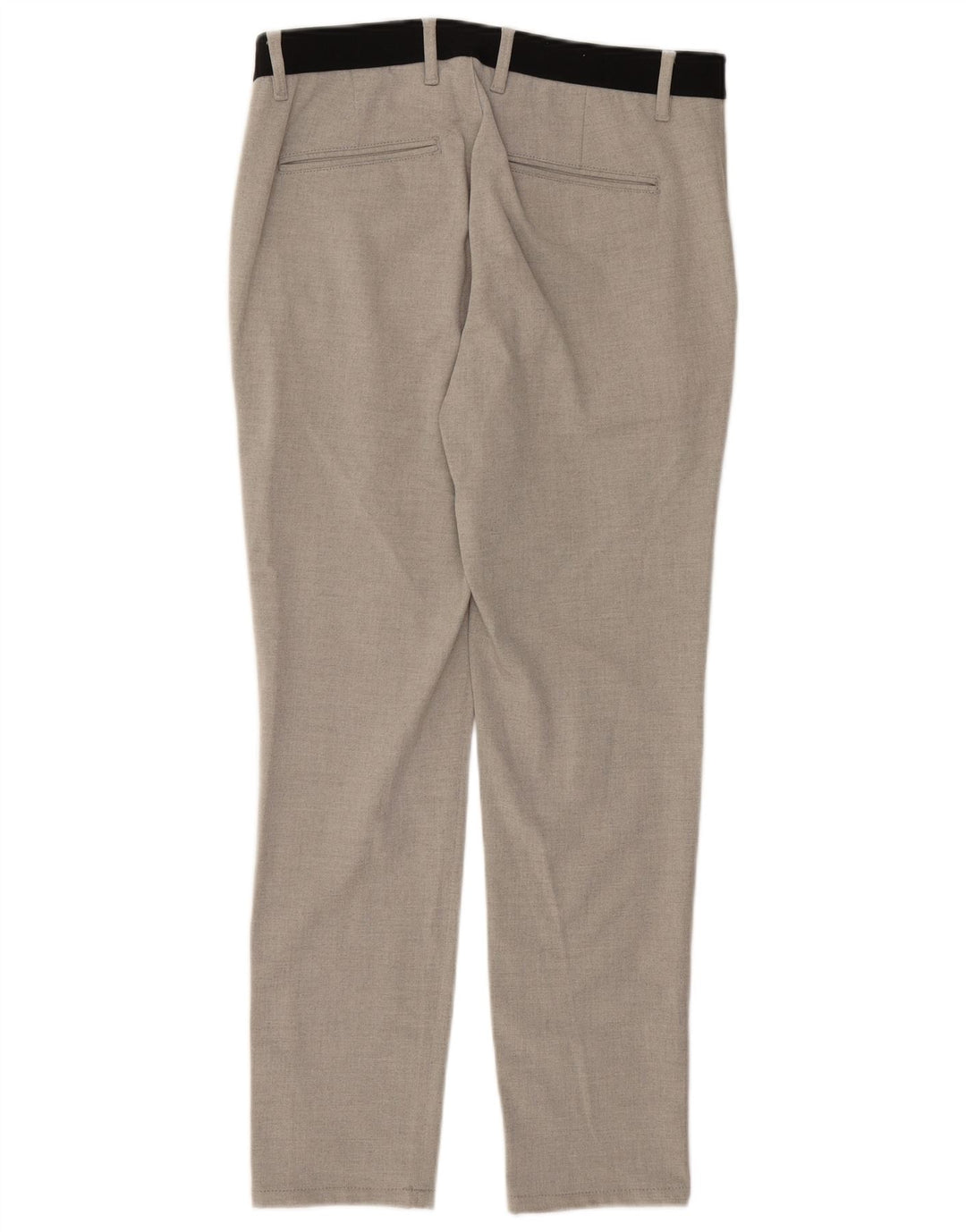 ZARA Womens Slim Chino Trousers Medium W31 L29 Grey Polyester