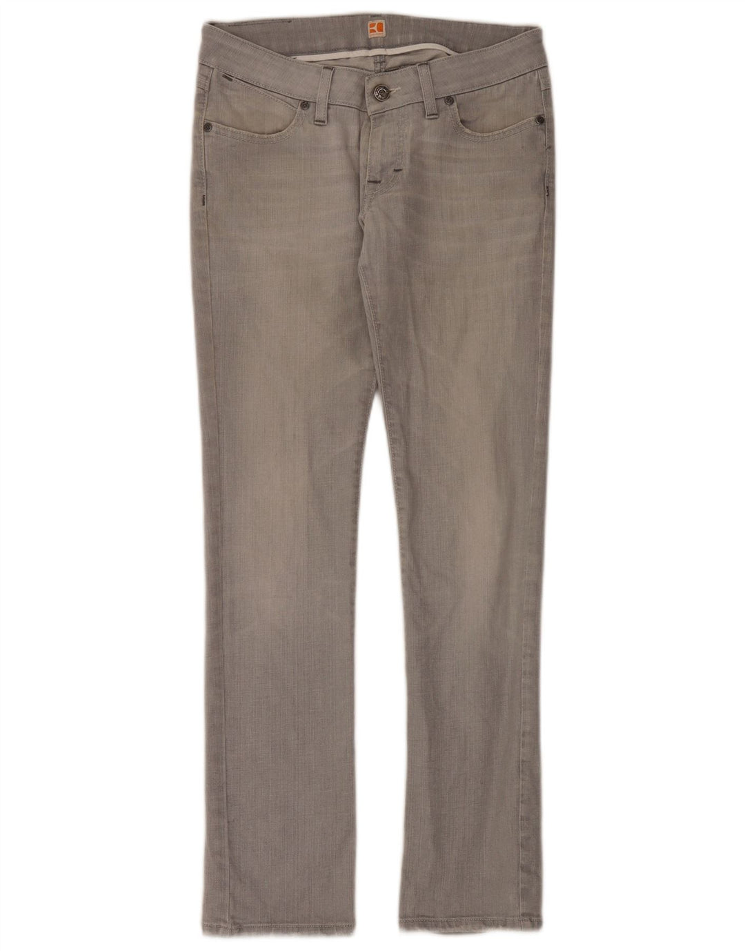Hugo Boss Womens Slim Jeans W28 L32 Grey Cotton