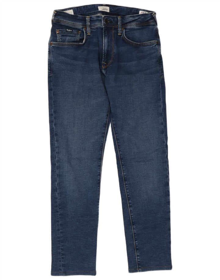 PEPE Jeans Womens Slim W28 L28 Blue Cotton