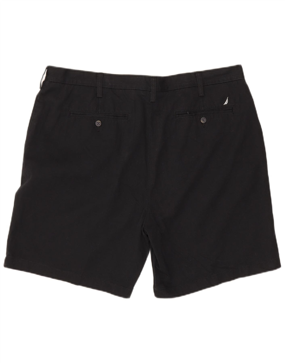 NAUTICA Mens Chino Shorts W40 XL Black Cotton