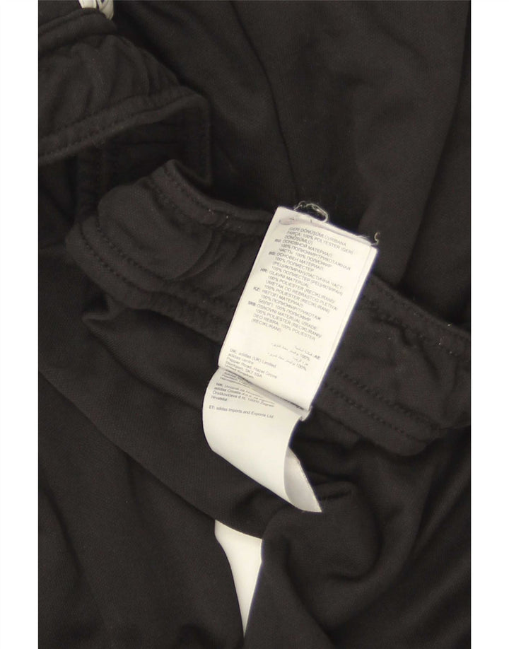 Adidas Mens Tracksuit Trousers Medium Black Polyester