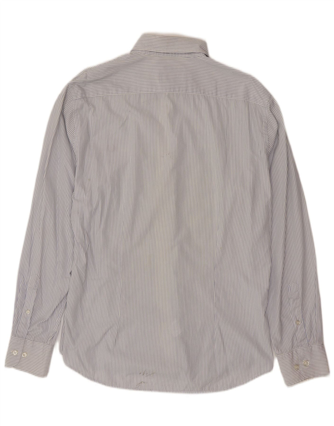 FRED PERRY Mens Slim Fit Shirt XL Blue Pinstripe