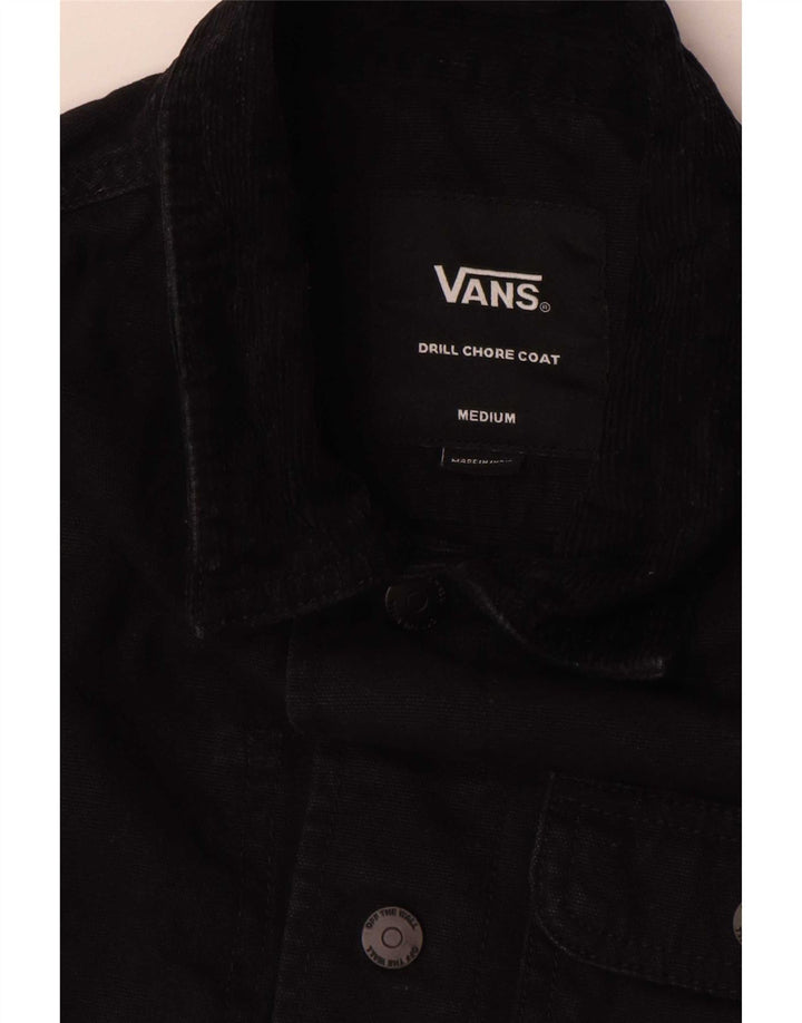 Vans Boys Drill Chore Coat 10-11 Years Medium Black Cotton
