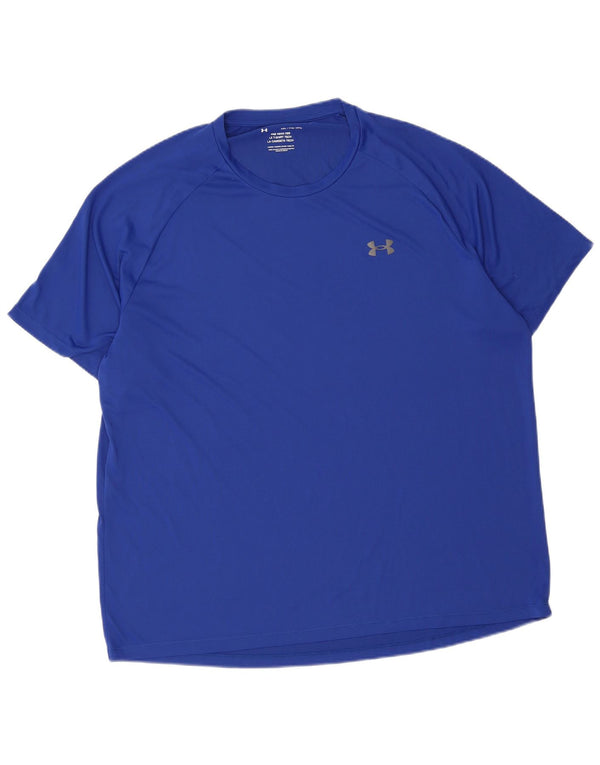 Under Armour Mens T-Shirt Top 2XL Blue