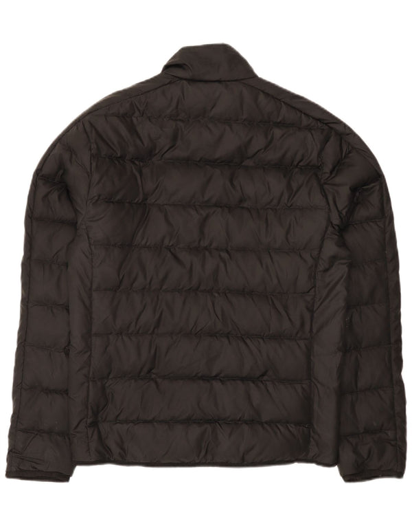Adidas Mens Padded Jacket UK 36 Small Black Polyester