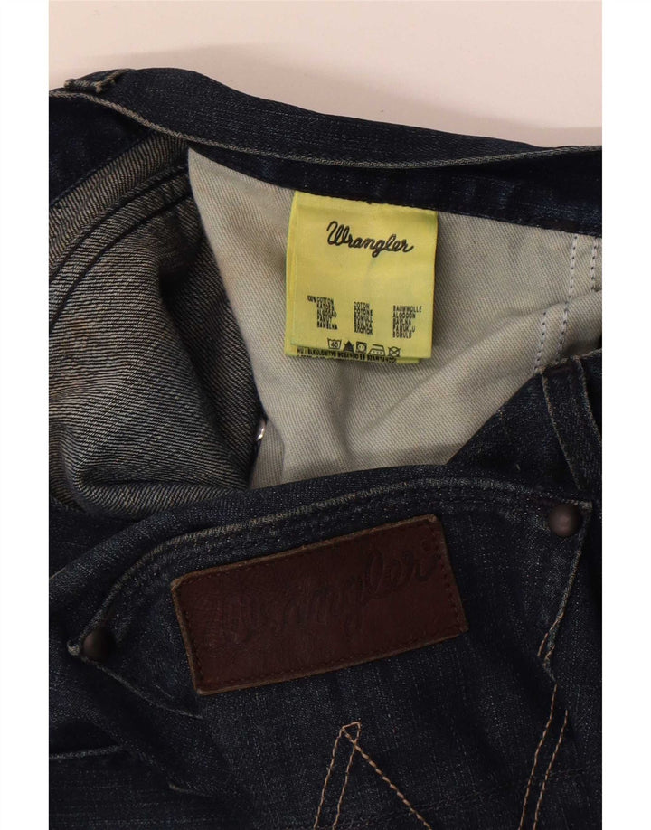 Wrangler Womens Bootcut Jeans W34 L32 Blue Cotton