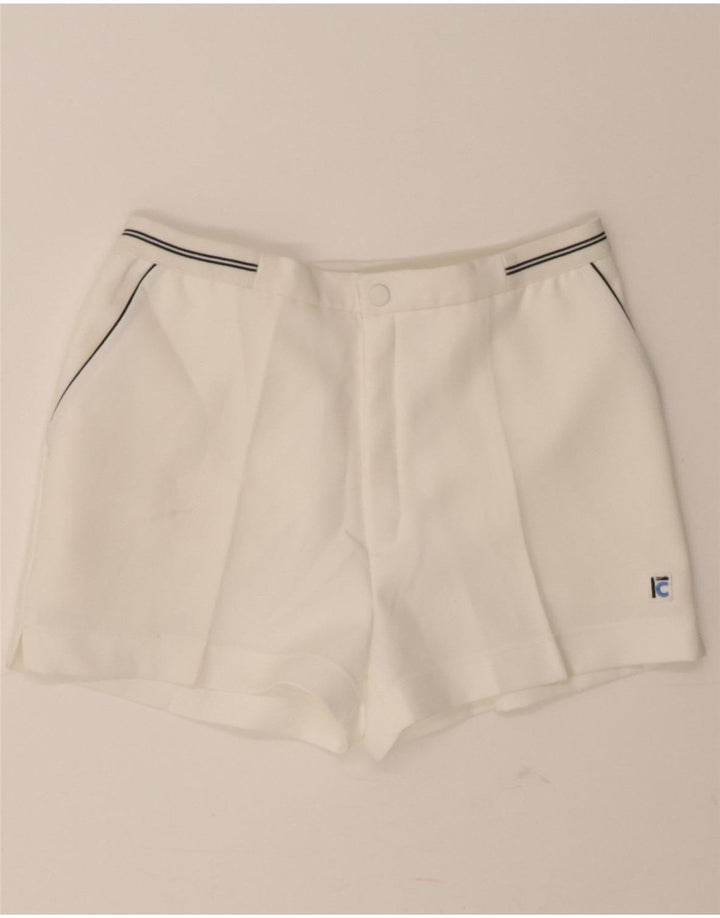 CAMPAGNOLO Womens Casual Shorts IT 50 XL W30 White Polyester Vintage Campagnolo and Second-Hand Campagnolo from Messina Hembry 