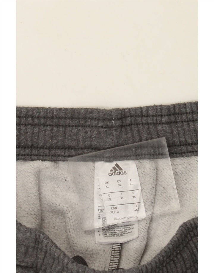 Adidas Mens Tracksuit Trousers Joggers XL  Grey Cotton