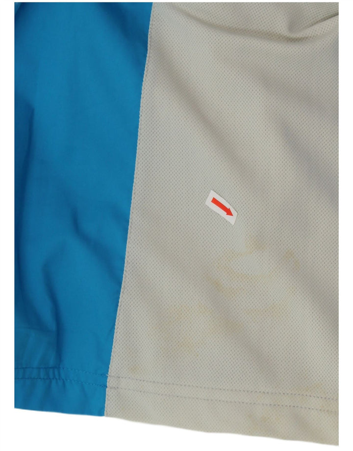 FILA Womens Tracksuit Top Jacket UK 14 Medium Blue Colourblock Polyester