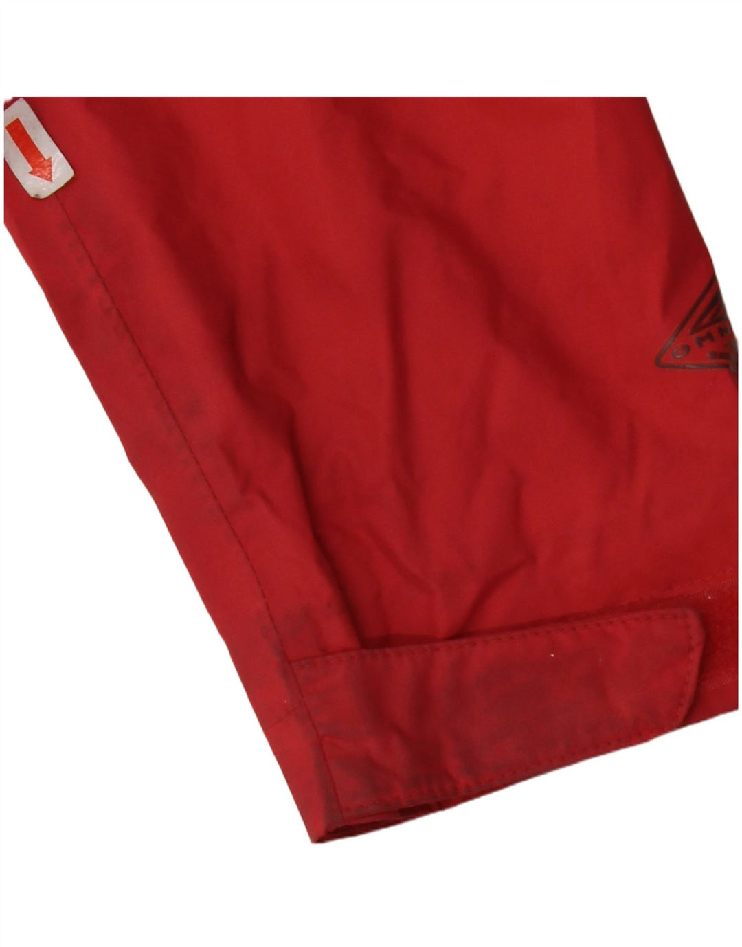 COLUMBIA Womens Hooded Rain Jacket UK 12 Medium Red Nylon