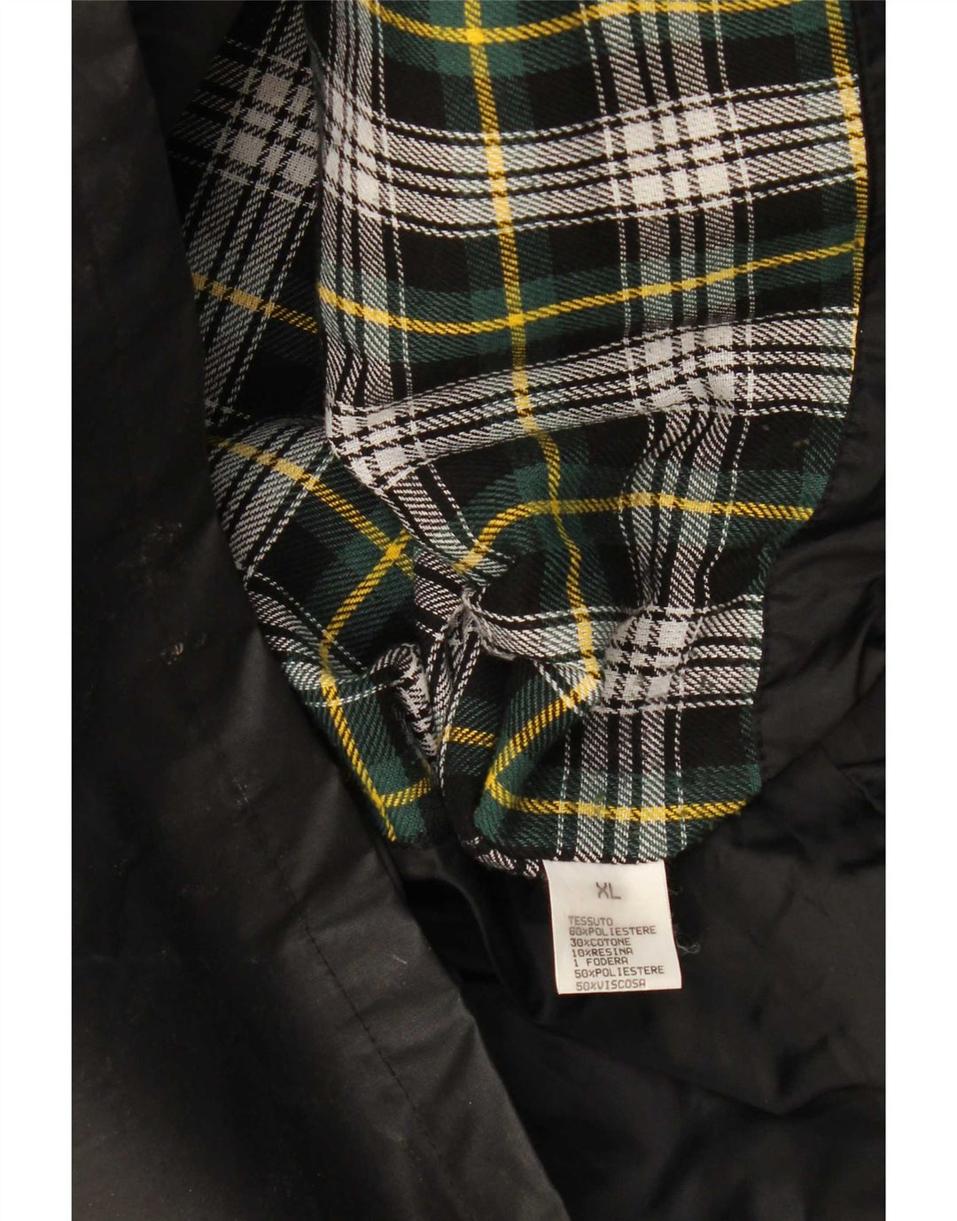 Wikes & Akerman Mens Waxed Cotton Jacket UK 42 XL Black Polyester