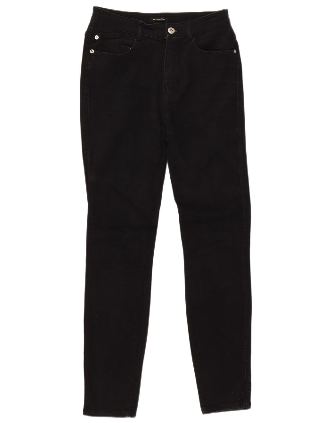 MASSIMO DUTTI Womens Skinny Jeans EU 36 XS W26 L28 Black Cotton