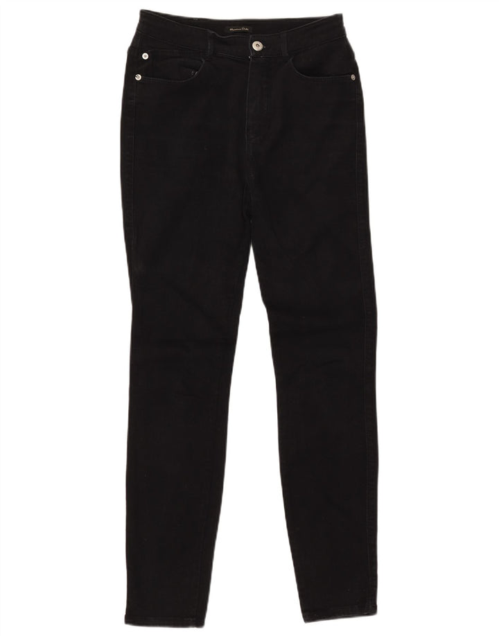 MASSIMO DUTTI Womens Skinny Jeans EU 36 XS W26 L28 Black Cotton