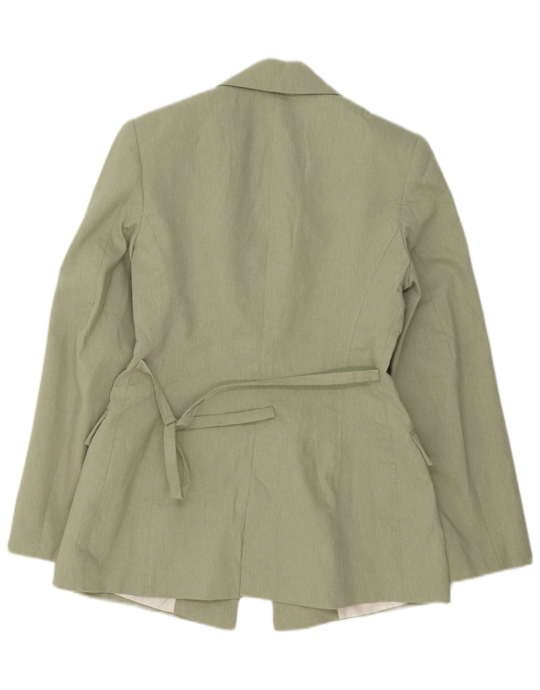 Zara Womens Open Blazer Jacket UK 6 XS Green