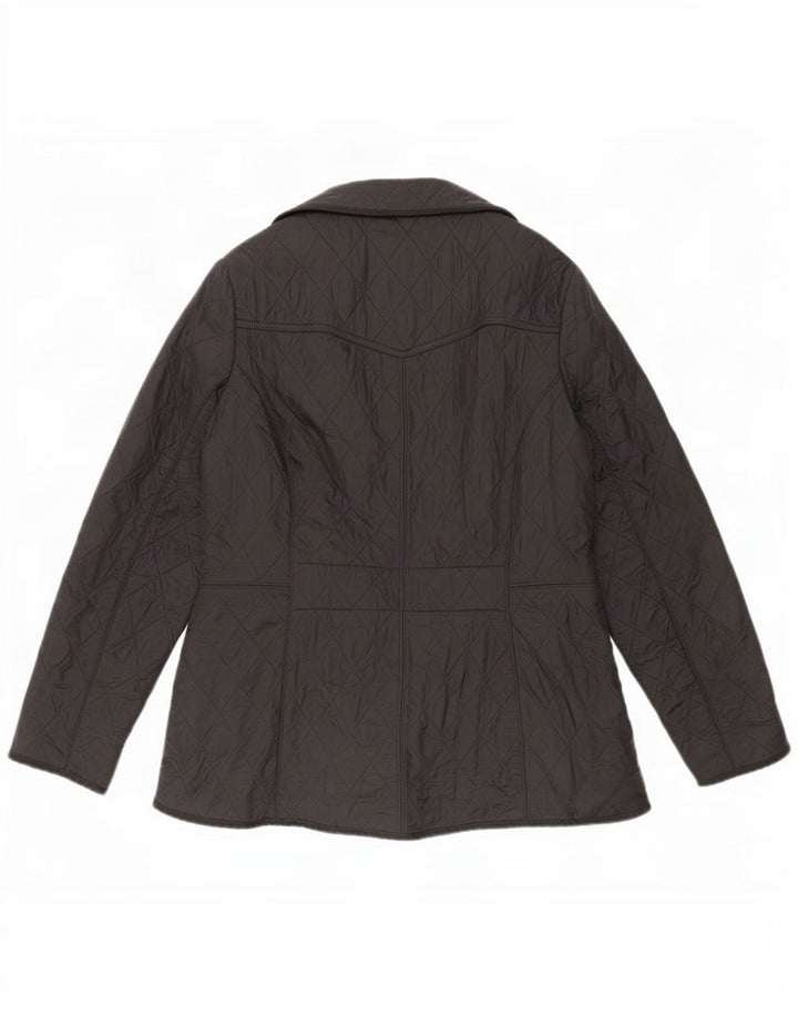 Barbour Womens Quilted Jacket UK 16 Large Black