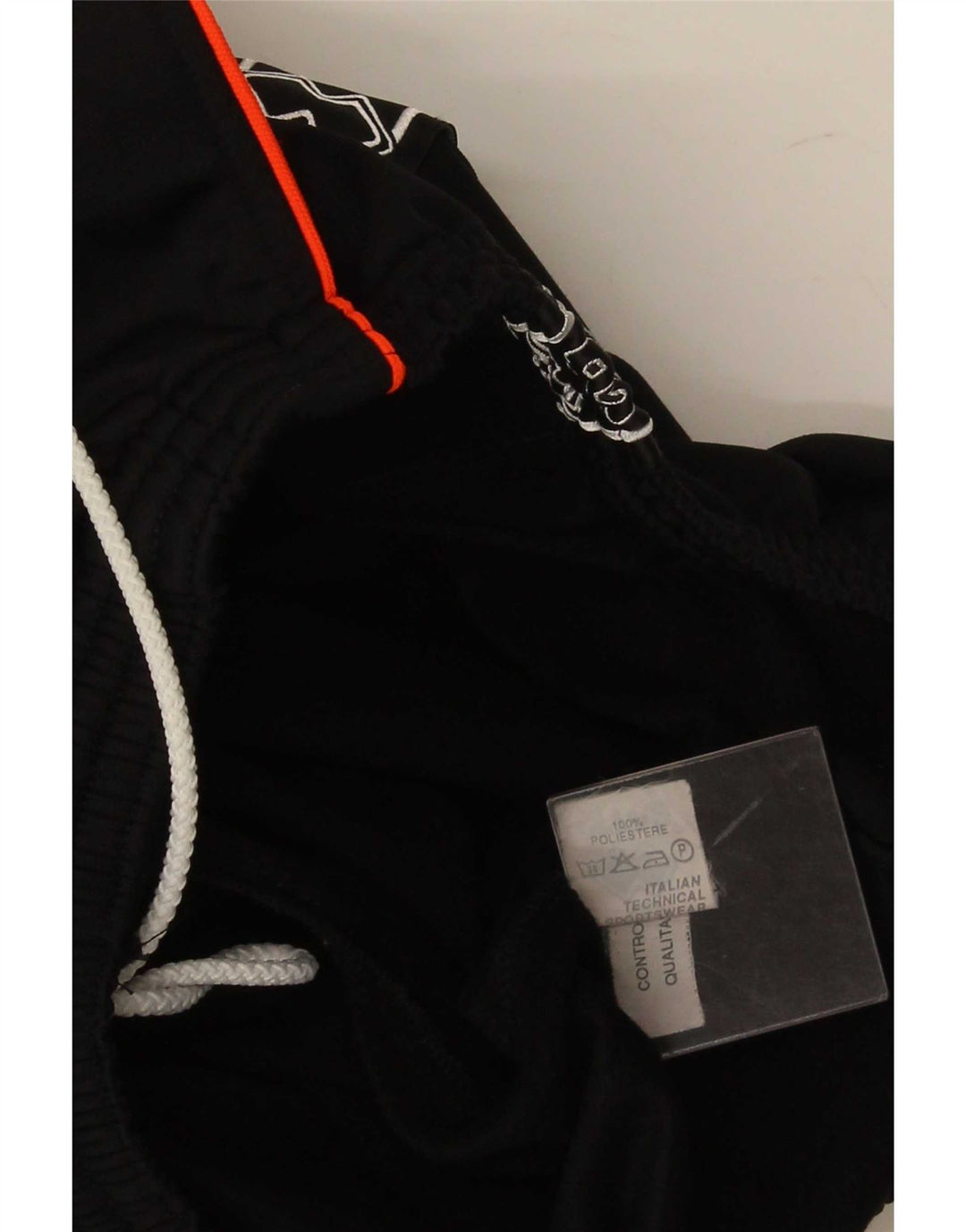 Errea Mens Graphic Tracksuit Trousers Large Black Polyester