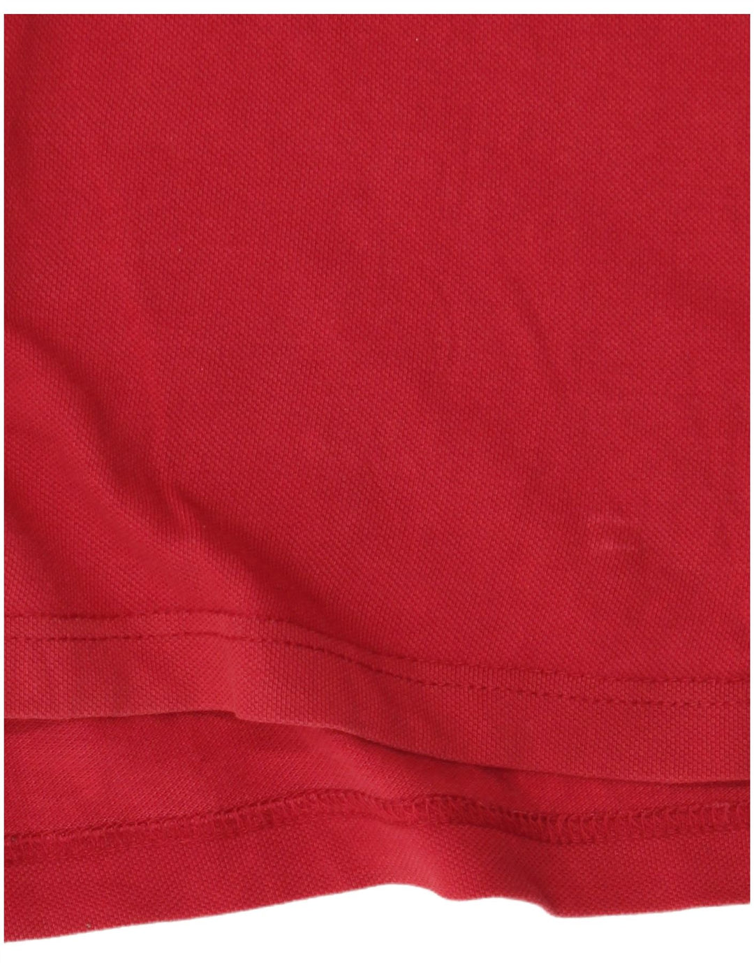 SCHOTT Mens Polo Shirt Large Red Cotton