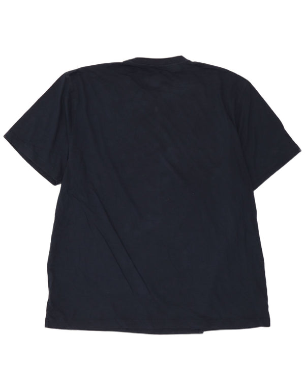 L.L.BEAN Mens Traditional Fit T-Shirt Top XL Navy Blue Cotton