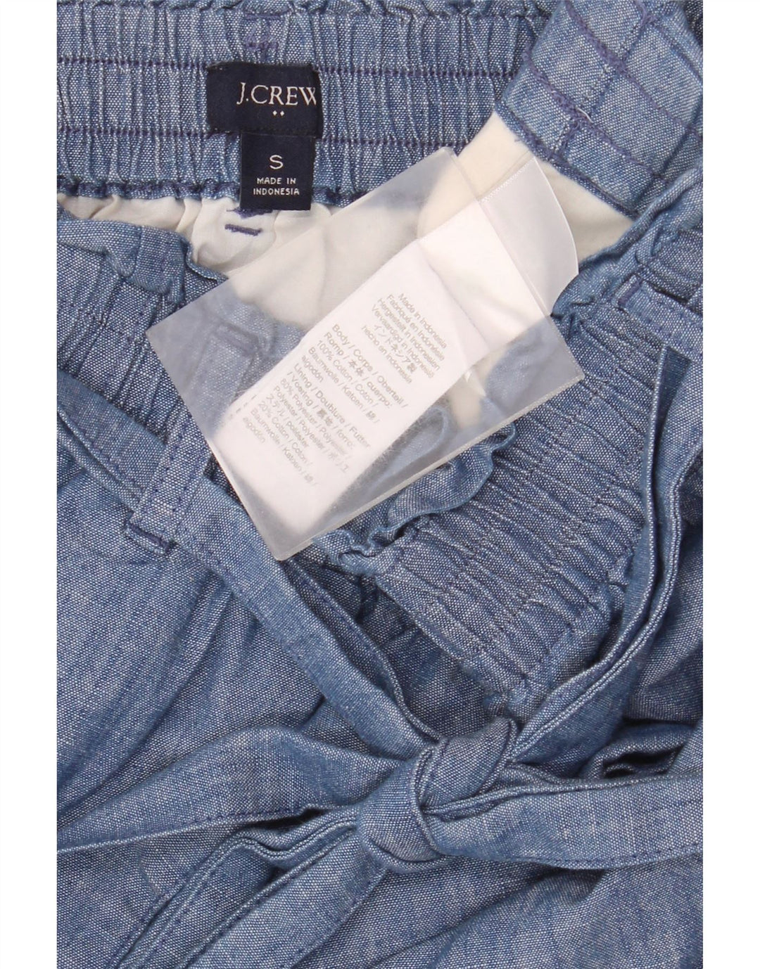 J. Crew Womens A-Line Skirt Small W30  Blue Cotton