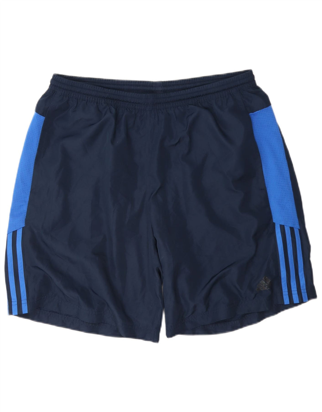 Adidas Mens Sport Shorts Large Navy Blue Colourblock Polyester