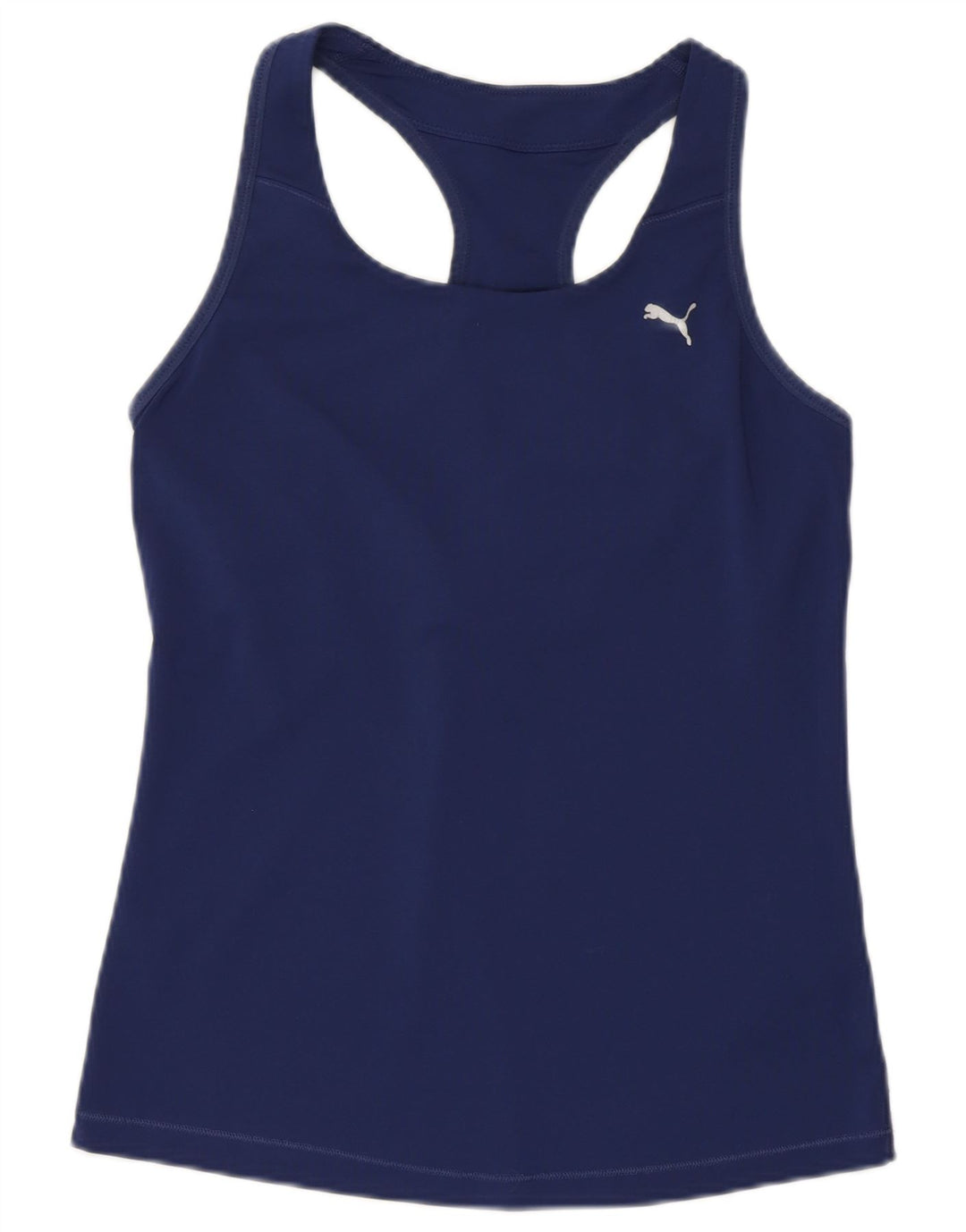 PUMA Womens Vest Top UK 16 Large  Navy Blue Polyester