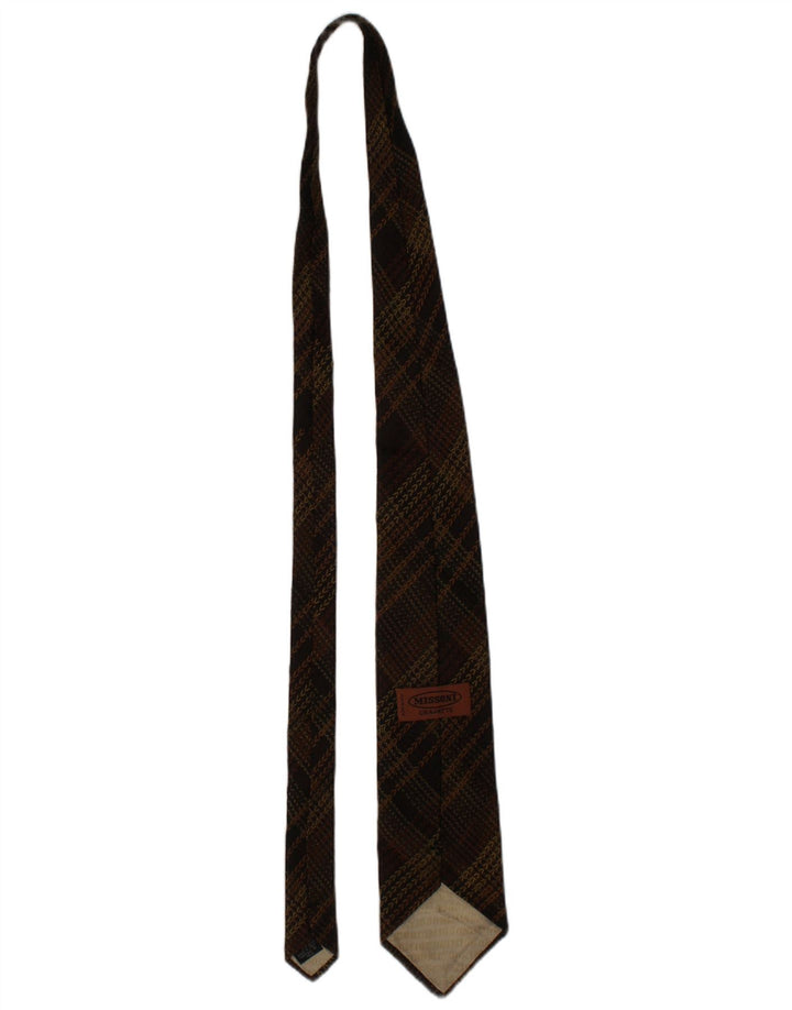 Missoni Mens Cravatte Tie One Size Brown Silk