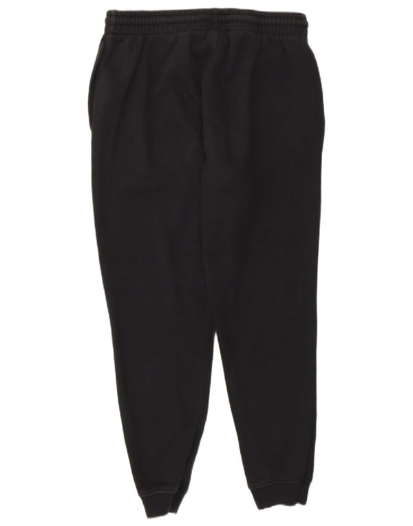 REEBOK Mens Tracksuit Trousers Joggers Small  Black Cotton