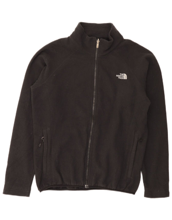 The North Face Womens Fleece Jacket UK 14 Medium Black Polyester