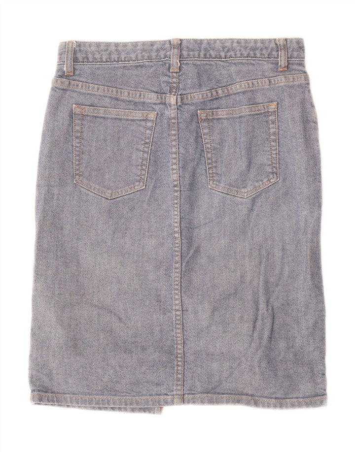 J. CREW Womens Denim Skirt US 4 Small W30 Blue Cotton
