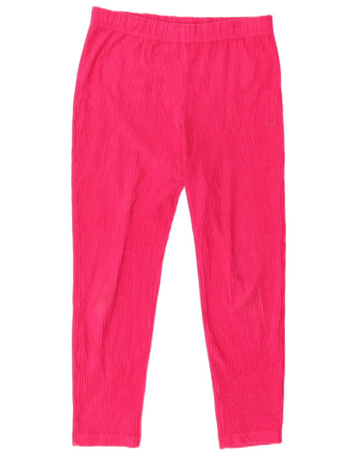 FILA Womens Leggings IT 42 Medium  Pink