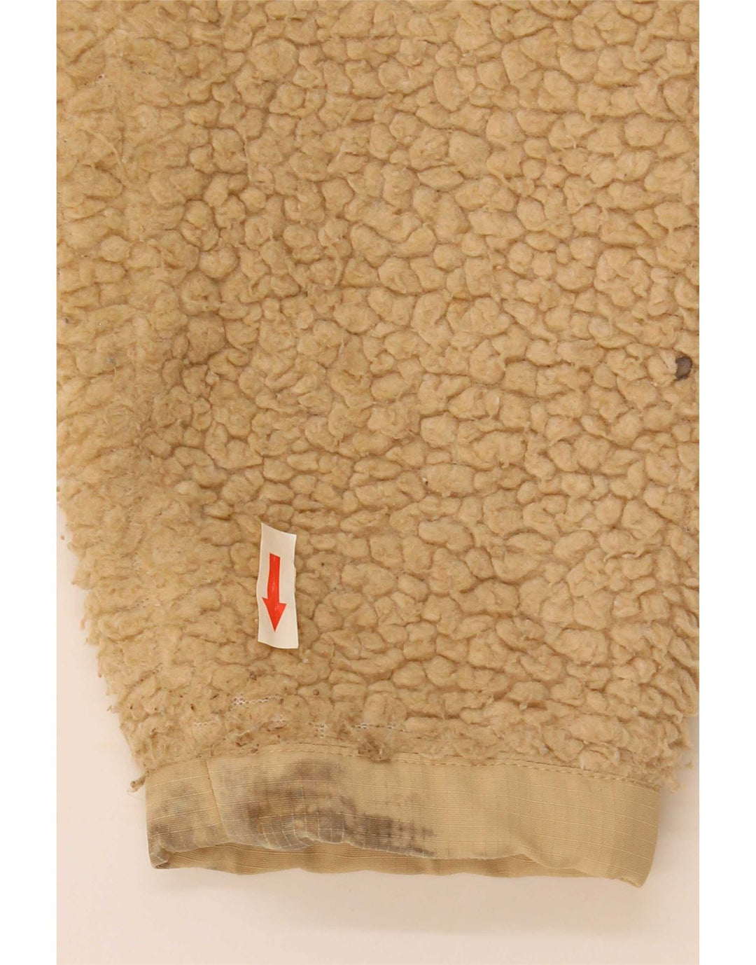 Urban Outfitters Mens Fleece Jacket UK 36 Small Beige Polyester