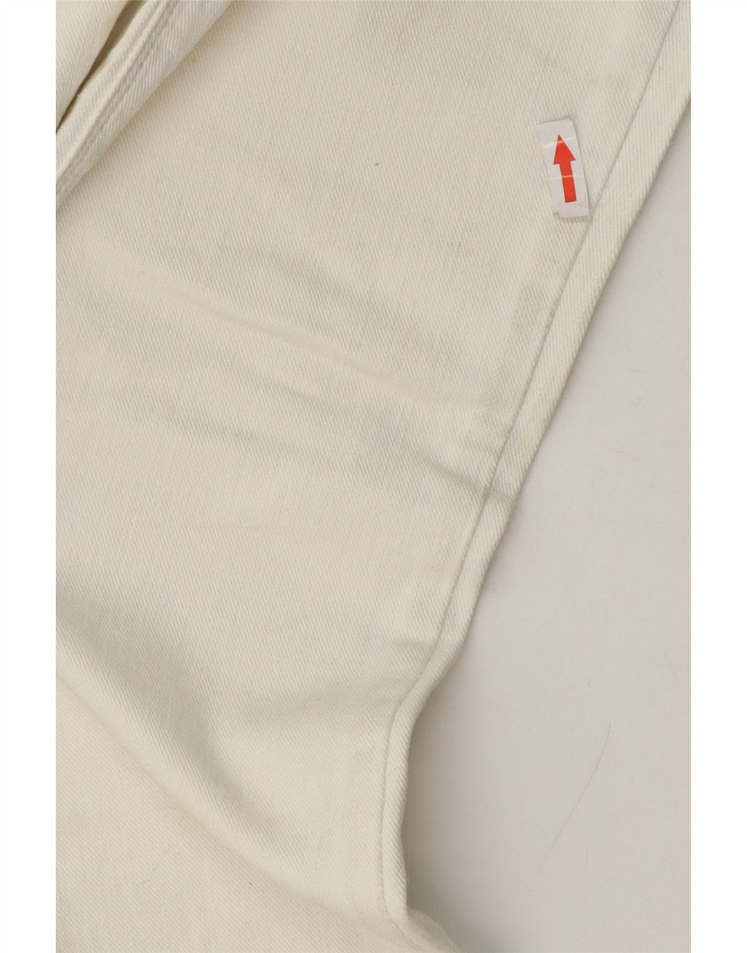 Levi's Womens 571 Slim Jeans W28 L30 White Cotton