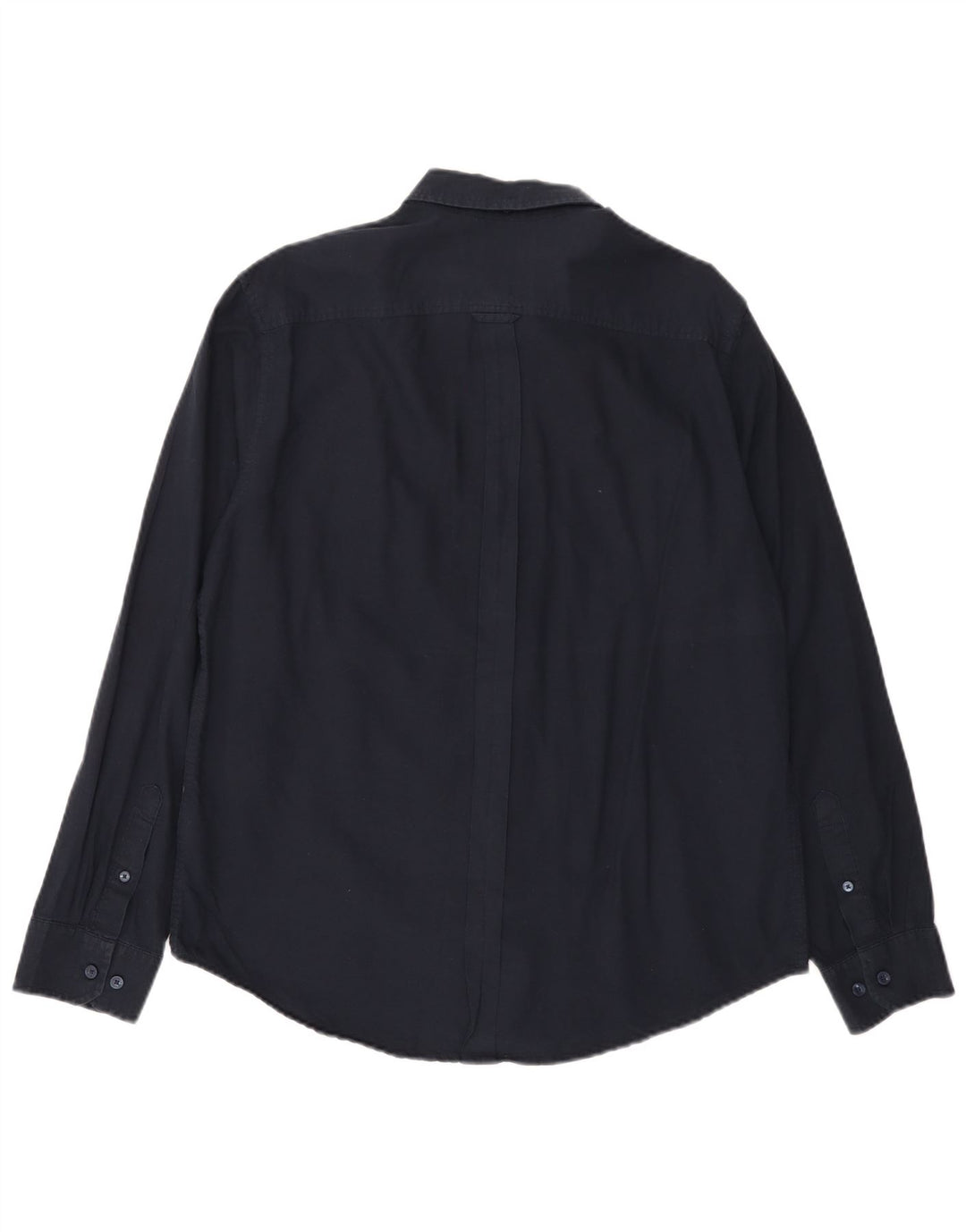 Ben Sherman Mens Shirt Large Navy Blue Cotton