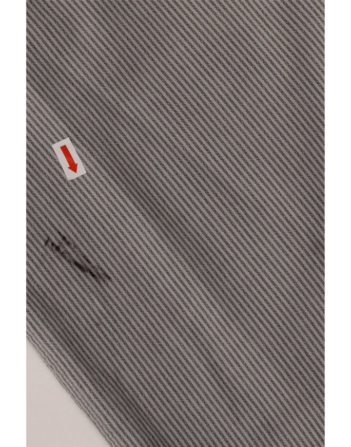 LYLE & SCOTT Mens Shirt 2XL Blue Pinstripe Cotton