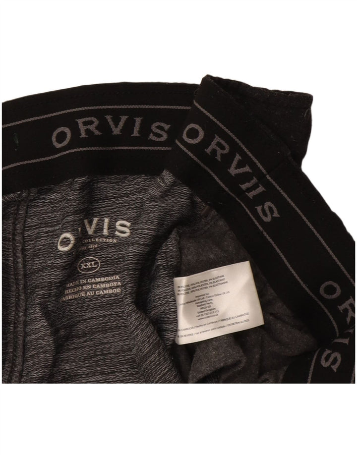 Orvis Mens Tracksuit Trousers 2XL Grey Viscose