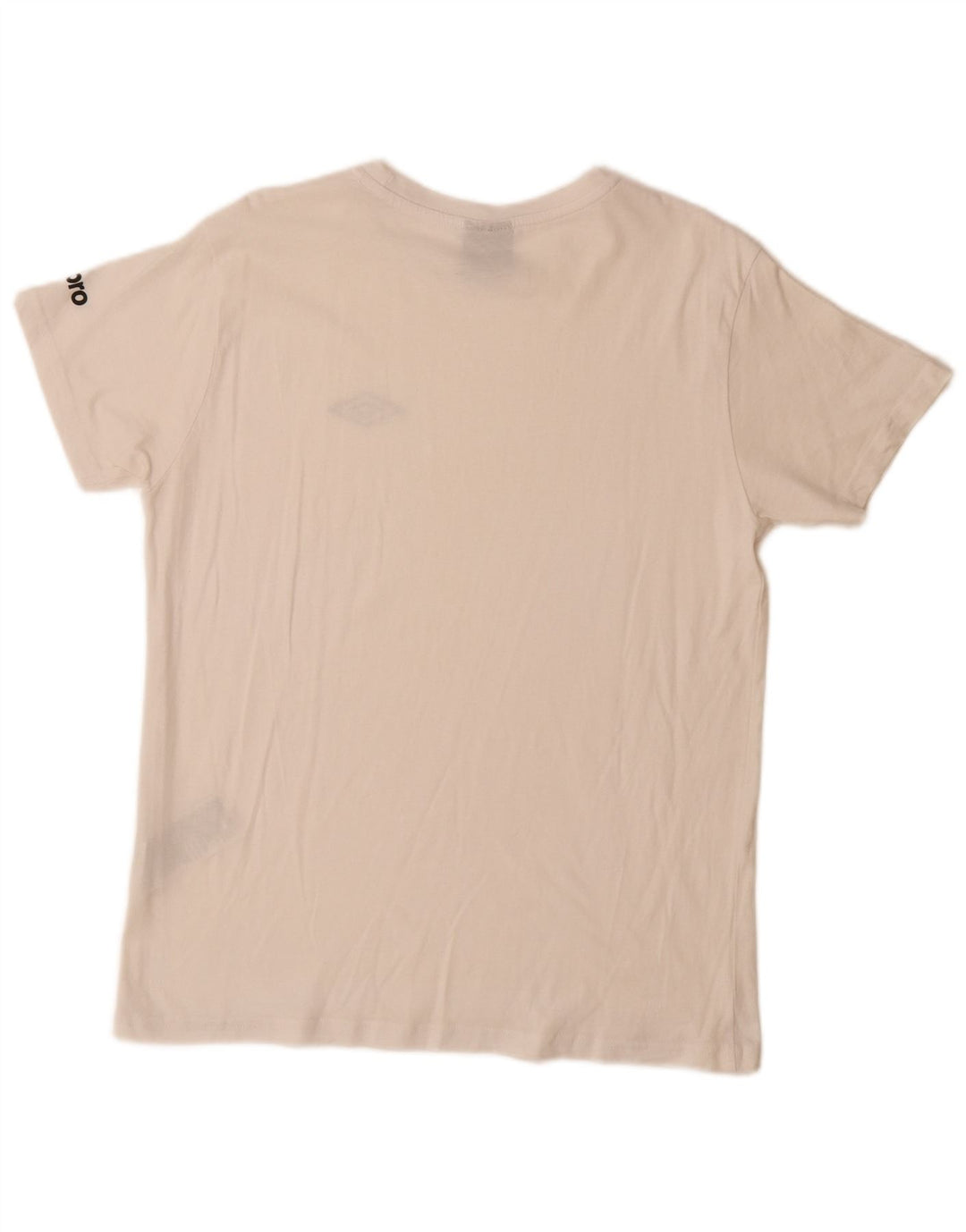 UMBRO Mens T-Shirt Top Large White Cotton