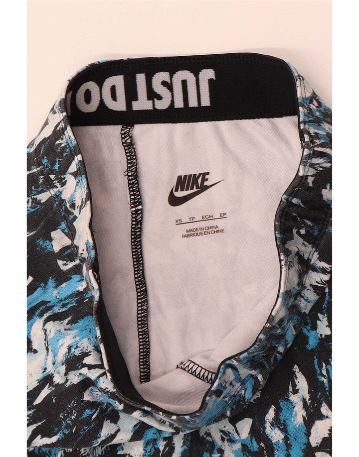 Nike Womens Leggings UK 4 XS Multicoloured Camouflage