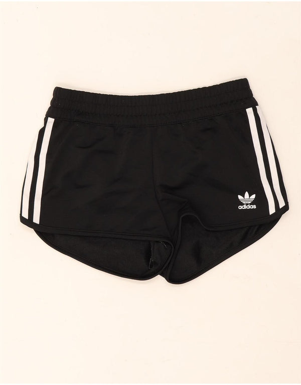 Adidas Womens Sport Shorts UK 6 XS Black Polyester