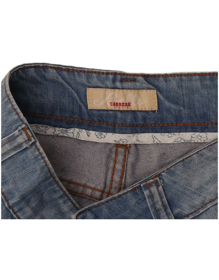 Carrera Womens Distressed Denim Shorts W30 Medium  Blue