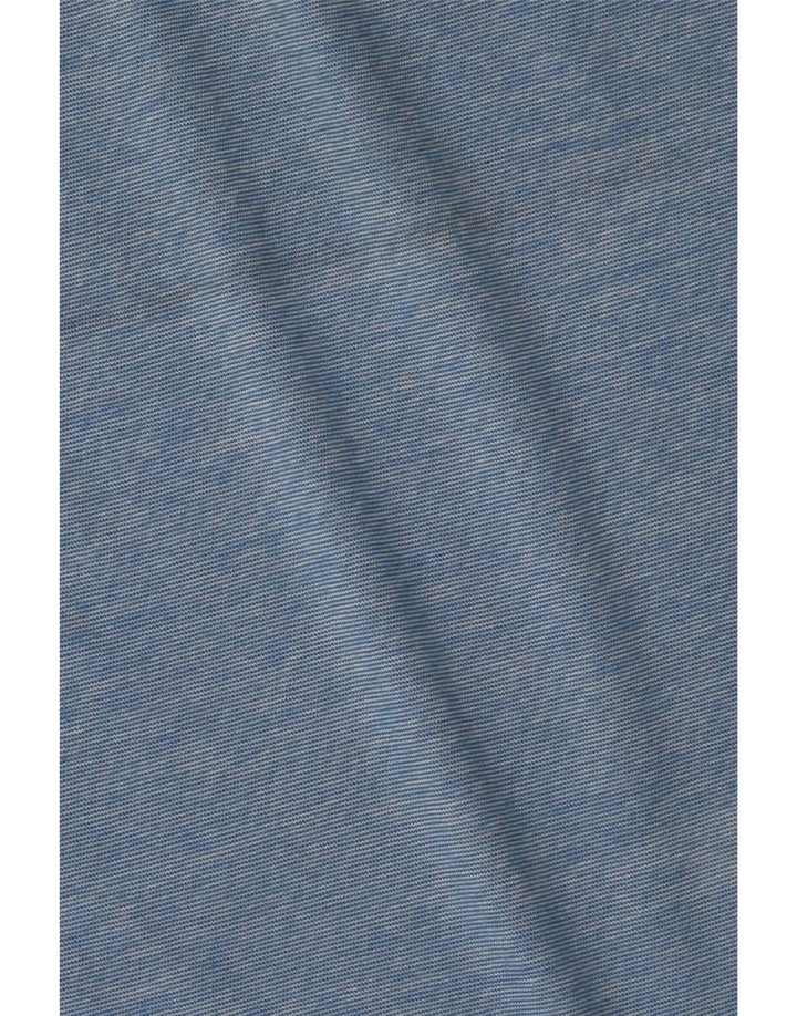 SUPERDRY Mens Vest Top Medium Blue Pinstripe Cotton