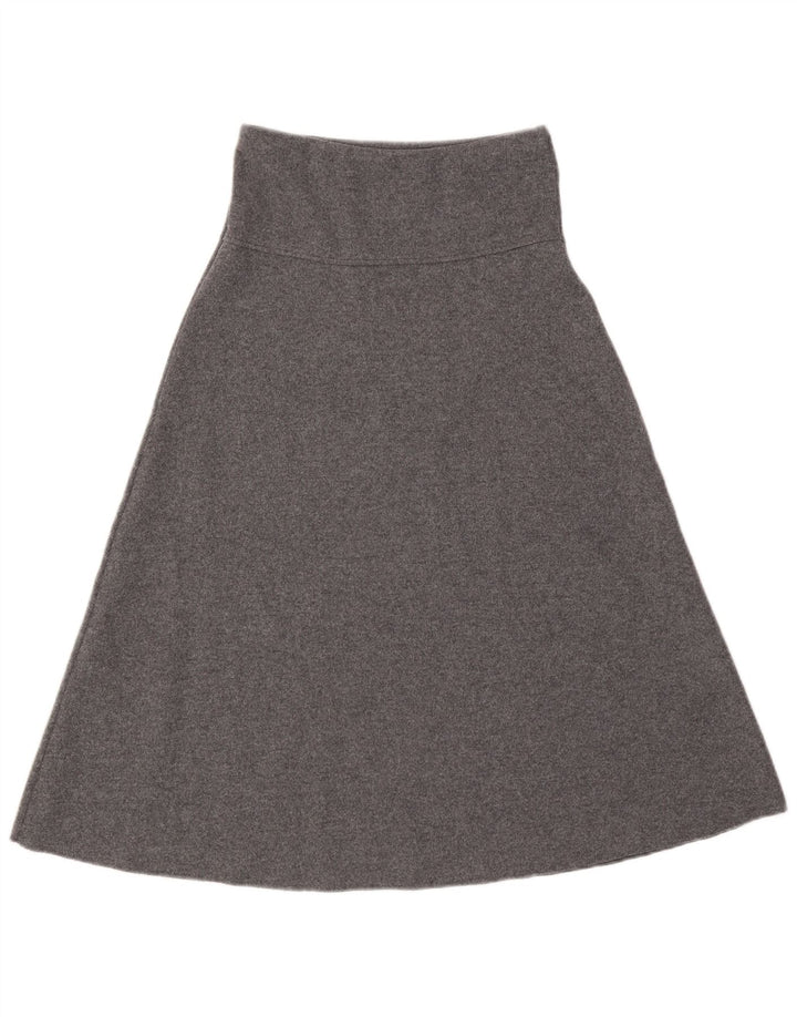 ZARA Womens A-Line Skirt Small W26  Grey Polyester