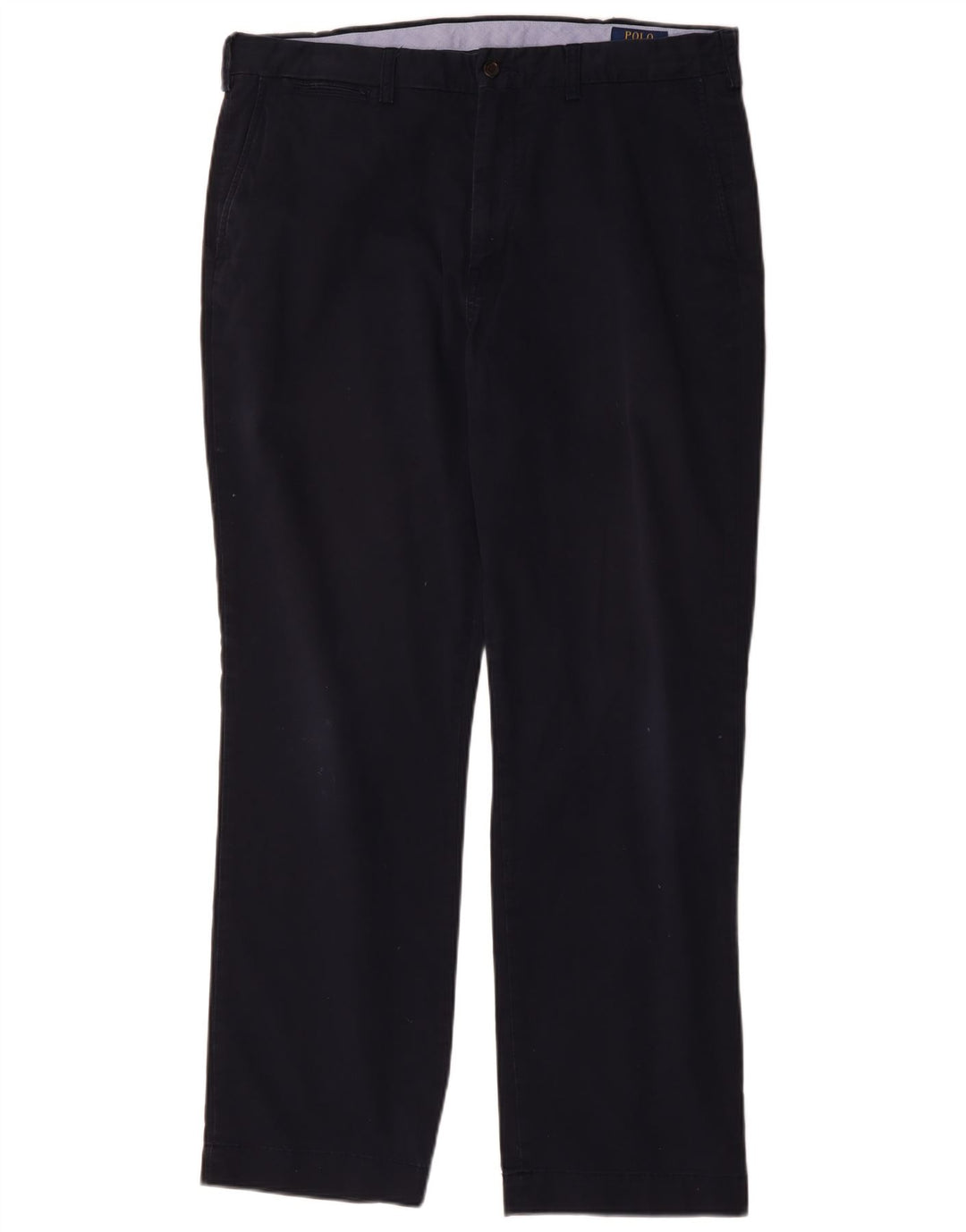POLO RALPH LAUREN Mens Classic Fit Chino Trousers W36 L32 Navy Blue