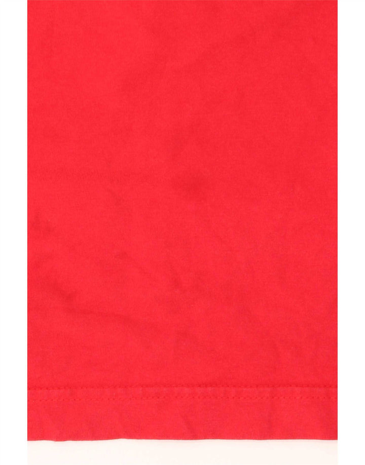 Reebok Mens T-Shirt Top Large Red Cotton