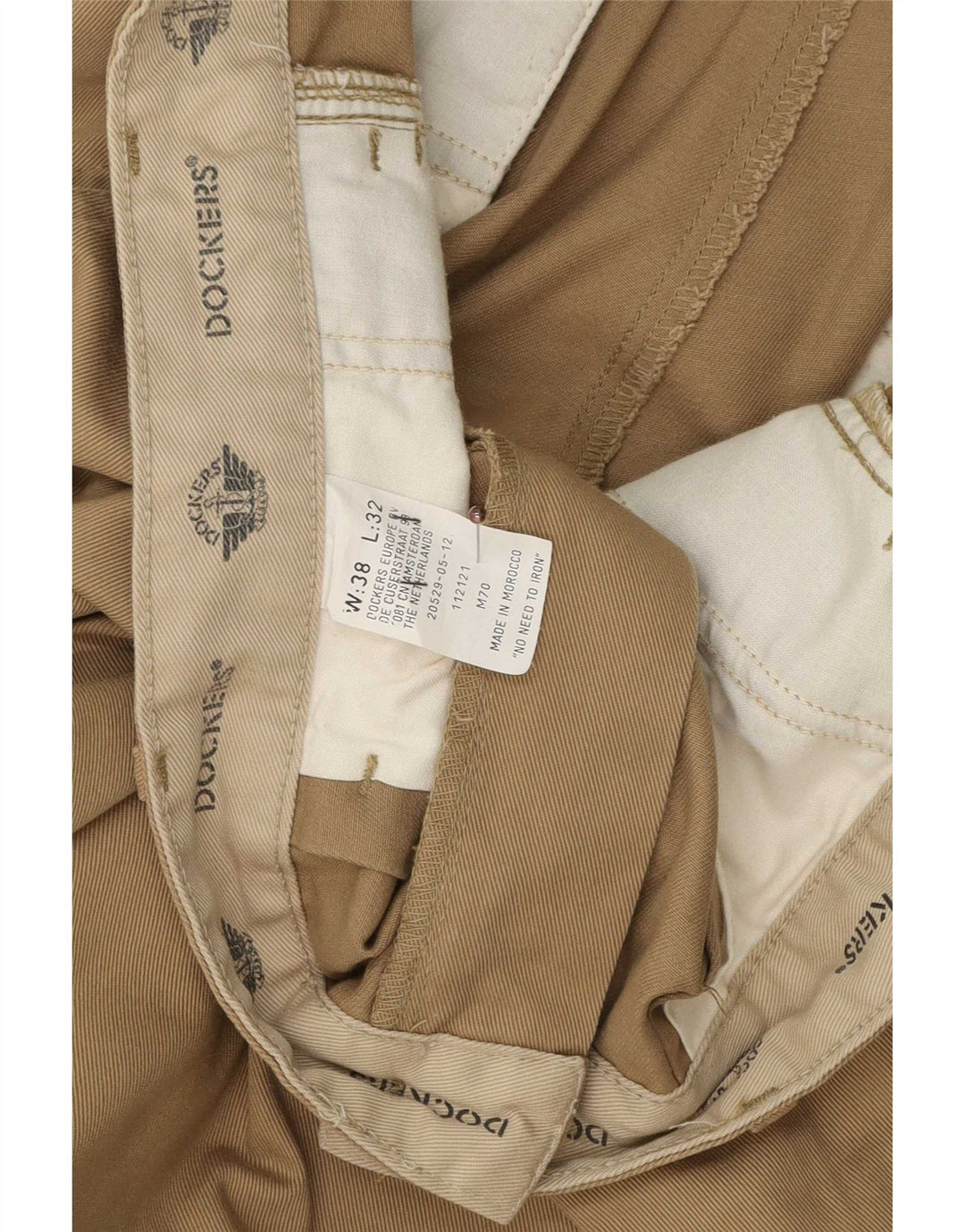 Dockers Mens Pegged Cargo Trousers W38 L32 Beige