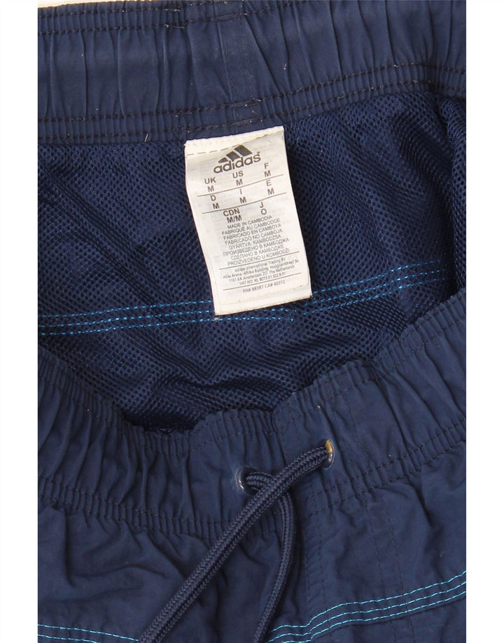 ADIDAS Mens Swimming Shorts Medium  Navy Blue Polyester