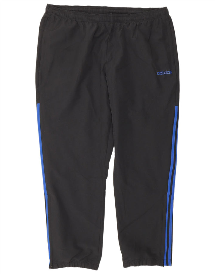 Adidas Mens Tracksuit Trousers 2XL Black Polyester