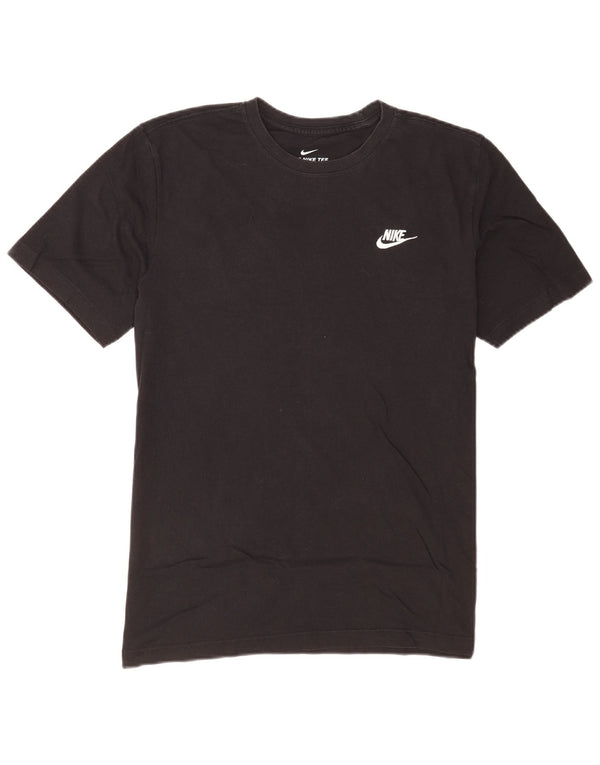 Nike Mens T-Shirt Top Medium Black Cotton